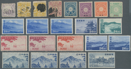 Japan: 1925/79, Stock Unused Mounted Mint Resp. MNH (exclusively From 1956) In G&K Sale Cards With S - Andere & Zonder Classificatie