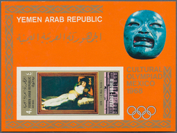 Jemen: 1964/1987 (approx). Lot With Thousands Of Stamps Showing Various Topics Like OLYMPIC GAMES (M - Jemen