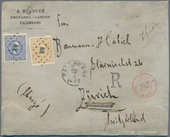 Niederländisch-Indien: 1893/1942, Covers (34 Inc. Many By Air) And Used Ppc (2). Inc. Puntstempel "2 - Indes Néerlandaises