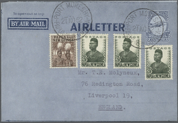 Papua Neuguinea: 1952/2000 (ca.), AEROGRAMMES: Accumulation With About 680 Unused And Used/CTO Airle - Papoea-Nieuw-Guinea