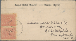 Syrien: 1892/1979 (ca.), Covers (140) Or Used Ppc (10) To Foreign And Mostly To Switzerland, Germany - Syrië