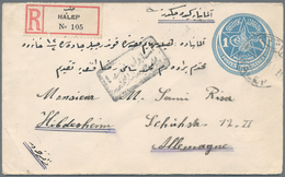 Syrien: 1917/74, Collection Of Stationery, Total 40 Items: Mint (29) Inc. O.M.F. (9), Alexandrette ( - Siria