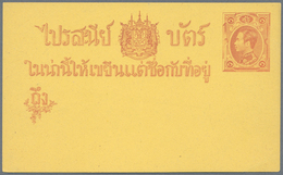Thailand - Ganzsachen: 1883/1985, 63 (ca.) Postal Stationary Cards, Envelopes And Aerogrammes Unused - Tailandia