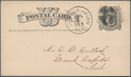 Vereinigte Staaten Von Amerika - Ganzsachen: 1877 - 1890 (ca.), Collection Of Over 100 Postal Statio - Autres & Non Classés