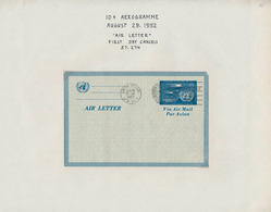 Vereinte Nationen - Alle Ämter: 1952/99 (ca.) Postal Stationery Collection Of Approx. 270 Unused And - Emisiones Comunes New York/Ginebra/Vienna
