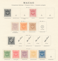 Asien: 1870/1920 (ca.), Mint And Used Collection On Ancient Schaubek Pages, Comprising Macao, Timor, - Sonstige - Asien