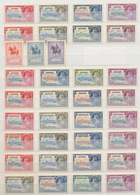 Britische Kolonien: 1935/1953, U/m Collection Of Omnibus Issues "1935 Silver Jubilee" (234 Stamps) A - Andere & Zonder Classificatie