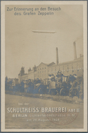 Flugpost Deutschland: Over 140 Zeppelin Postcards, Mostly Real Photos With The Largest Part Pioneer - Correo Aéreo & Zeppelin