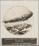 Zeppelinpost Deutschland: Over 140 Zeppelin Postcards, Mostly Real Photos With The Largest Part Pion - Airmail & Zeppelin
