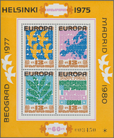 Bulgarien: 1979, Cooperation In Europe Miniature Sheet With Black Opt. ‚EUROPA‘ In A Lot With 100 Mi - Ungebraucht