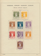 Dänemark - Grönländisches Handelskontor: 1905/1996, A Splendid Used Colelction In A Schaubek Binder, - Autres & Non Classés