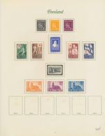 Finnland: 1935/65, Collection Mint (later Issues Never Hinged And Earlier Issues With First Hinges) - Oblitérés