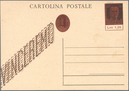 Italien - Ganzsachen: 1874/1998, Reichhaltige Sammlung = Postkarten, Kartenbriefe, Dienstpostkarten - Stamped Stationery