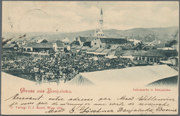 Jugoslawien: 1899/1948, Yugoslavian Area, Assortment Of Apprx. 46 Covers/cards, Incl. Serbia, Croati - Lettres & Documents