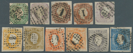 Portugal: 1853/1884: Collection Of 82 Stamps Of The Classic Issues, From Queen Maria II. 25r.(x3) To - Other & Unclassified