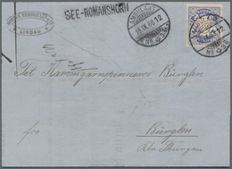 Schweiz: 1888-1987 SCHIFFPOST: 18 Briefe, Postkarten, Ganzsachen Und Ansichtskarten Mit Schweiz. Sch - Sammlungen