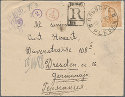 Europa: 1884/1950 (ca.), South East Europe/Balkan Area, Group Of 21 Covers/cards, E.g. Blugaria, Nic - Autres - Europe