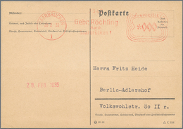 Deutschland: 1924/2005, Umfassende Sammlung Von Briefen/Karten Sowie Briefausschnitten In Zwei Alben - Sammlungen