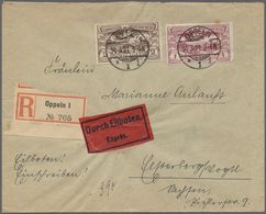 Deutsche Abstimmungsgebiete: Oberschlesien: 1920/1921, 10 Briefe, Frankiert Mit Freimarken "Schlesis - Autres & Non Classés