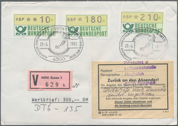Deutschland Nach 1945: 1945-1982, Besonderheiten, Partie Mit Rund 250 Briefen Und Belegen, Dabei Nac - Sammlungen