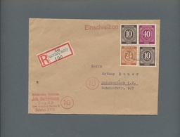 Alliierte Besetzung - Gemeinschaftsausgaben: 1946 - 1947, Sammlung Von über 50 Briefen Mit Interessa - Altri & Non Classificati