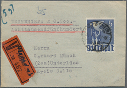Alliierte Besetzung - Gemeinschaftsausgaben: 1946/1948, Ziffern/Arbeiter, Partie Von Ca. 34 Belegen - Other & Unclassified