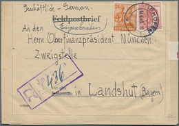 Alliierte Besetzung - Gemeinschaftsausgaben: 1947-1948, Toller Posten Mit über 500 R-Briefen, Dabei - Andere & Zonder Classificatie