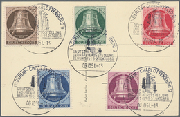 Berlin: 1948/1957, Lot Von 13 Briefen Und Karten, Dabei MiNr. 10 MeF, 13 EF, 100 MeF, 104 EF, Div. S - Ongebruikt