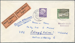 Bundesrepublik Deutschland: 1950 - 1961, Kleiner Posten Von 6 Briefen Mit Sonderstempel Ohne Anschri - Sammlungen