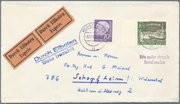 Bundesrepublik Deutschland: 1950 - 1961, Kleiner Posten Von 6 Briefen Mit Sonderstempel Ohne Anschri - Collezioni