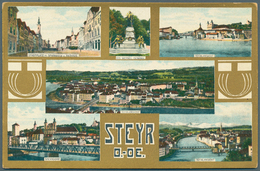 Ansichtskarten: Österreich: OBERÖSTERREICH. Die Stadt Steyr Und Der Bezirk Steyr-Land (PLZ 440 - 446 - Other & Unclassified