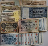 Deutschland: Ein Nettes Lot Mit über 150 Banknoten, Dabei Auch Ein Paar Bankfrische Mit Fortlaufende - Andere & Zonder Classificatie