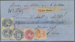 Deutschland: 1860/1955 (ca.), Kleiner Karton Mit Rund 450 Abwechslungsreichen Belegen Ab Altdeutschl - Collections