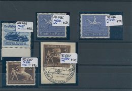 Deutschland: 1916/1955 (ca.), Sauber Sortierter Bestand Auf Steckkarten Im Ringalbum, Dabei Guter Te - Collections