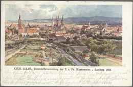 Heimat: Bayern: NÜRNBERG: 1840/1940 Ca., Ensemble Von Alten Illustrierten Firmenrechnungen, Dazu Zwe - Sonstige & Ohne Zuordnung