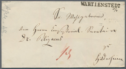 Altdeutschland - Vorphila: 1820/1890 (ca.), Posten Von Ca. 310 Markenlosen Belegen (Briefe Und Posts - Prephilately