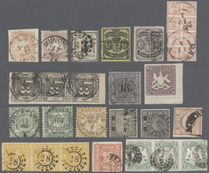 Altdeutschland: 1849/1920, Meist Ungebrauchte Und Gestempelte Sammlung Inkl. Einiger Farben, Besonde - Collezioni