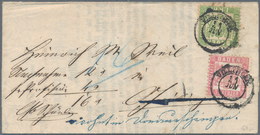 Baden - Marken Und Briefe: 1852/1870 (ca.), Hochwertige Partie Von Rund 85 Belegen Mit Guten Frankat - Altri & Non Classificati