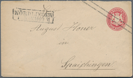 Bayern - Marken Und Briefe: 1830/1921, Partie Mit 20 Briefen, Karten Und Ganzsachen Ab Vorphila, Dab - Autres & Non Classés