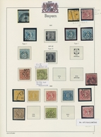 Bayern - Marken Und Briefe: 1849 - 1920. Schöne Sammlung Auf Luxus-Leuchtturm-Vordruck-Blättern Im B - Autres & Non Classés