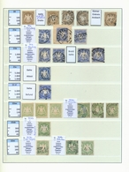 Bayern - Marken Und Briefe: 1849/1920, Umfassende Spezial-/Mehrfach-Sammlung In Vier Lindner-Ringbin - Otros & Sin Clasificación