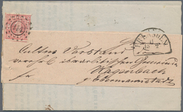Bayern - Marken Und Briefe: 1850/1860 (ca.), Partie Von Ca. 46 Briefen Mit Frankaturen Der Quadratau - Autres & Non Classés