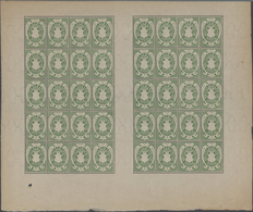 Bayern - Telegrafenmarken: 1876, 10 Bis 80 Pf In Original-Bogen 2x 20 Marken Mit Zwischensteg Postfr - Sonstige & Ohne Zuordnung