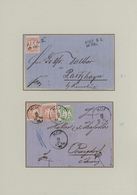 Bayern - Ortsstempel: 1860/1869, Ortstempel „HOF”, Spezialsammlung Der Ortsstempel (K1 Und L2 B.E) A - Otros & Sin Clasificación