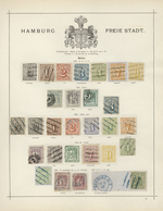 Hamburg - Marken Und Briefe: 1859-1867, überkomplette Qualitätssammlung Mit Insgesamt 28 Marken, Led - Hamburg (Amburgo)