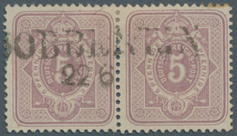 Mecklenburg-Schwerin - Nachverwendete Stempel: 1867/1875, Sammlungspartie Von Ca. 60 Marken NDP, Bru - Mecklenburg-Schwerin