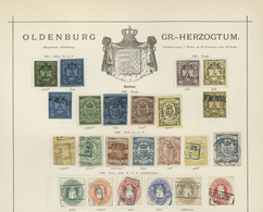 Oldenburg - Marken Und Briefe: 1852-1862, Großartige, überkomplette Sammlung Beginnend Mit Einer Bre - Oldenburg