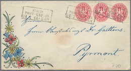Preußen - Marken Und Briefe: 1856/1868 (ca.), Umfangreicher Posten Von über 130 Belegen, Dabei Farb- - Autres & Non Classés