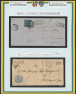 Thurn & Taxis - Marken Und Briefe: 1850/1870 (ca.), Ausstellungssammlung Der Stempel Des Großherzogt - Otros & Sin Clasificación