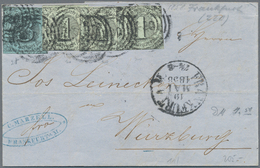 Thurn & Taxis - Marken Und Briefe: 1853/1866 (ca.), Abwechslungsreicher Posten Von Rund 140 Frankier - Sonstige & Ohne Zuordnung